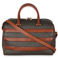 Monogram Canvas Tan Calfskin Classic Duffle Bag