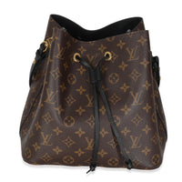 Black Monogram Canvas NeoNoe MM