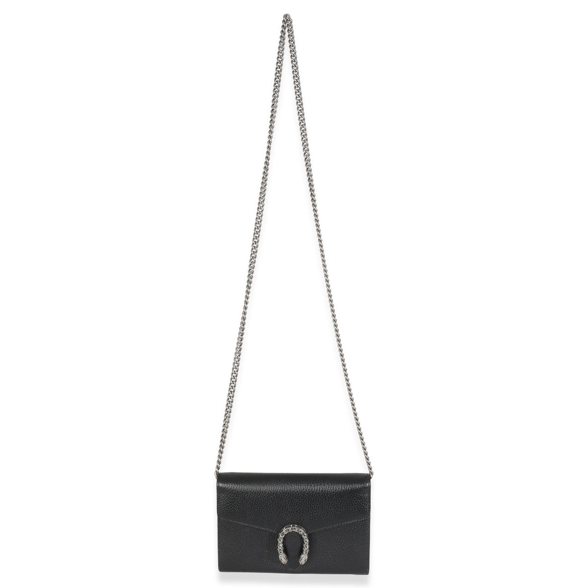 Gucci Black Dollar Calfskin Dionysus Chain Wallet Handbag av