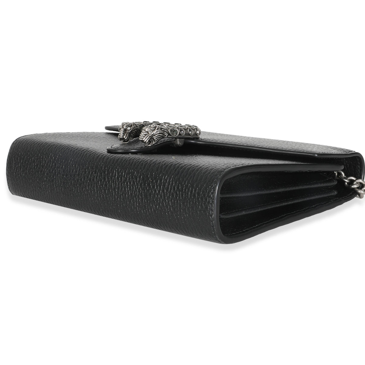 Gucci Black Dollar Calfskin Dionysus Chain Wallet Handbag box