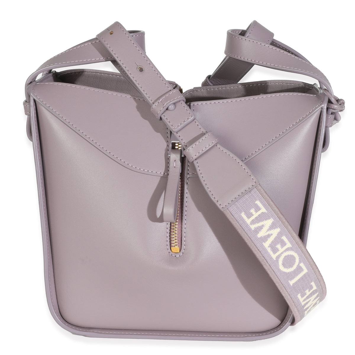 Loewe Purple Fog Calfskin Small Hammock Compact Shoulder Bag Handbag bv