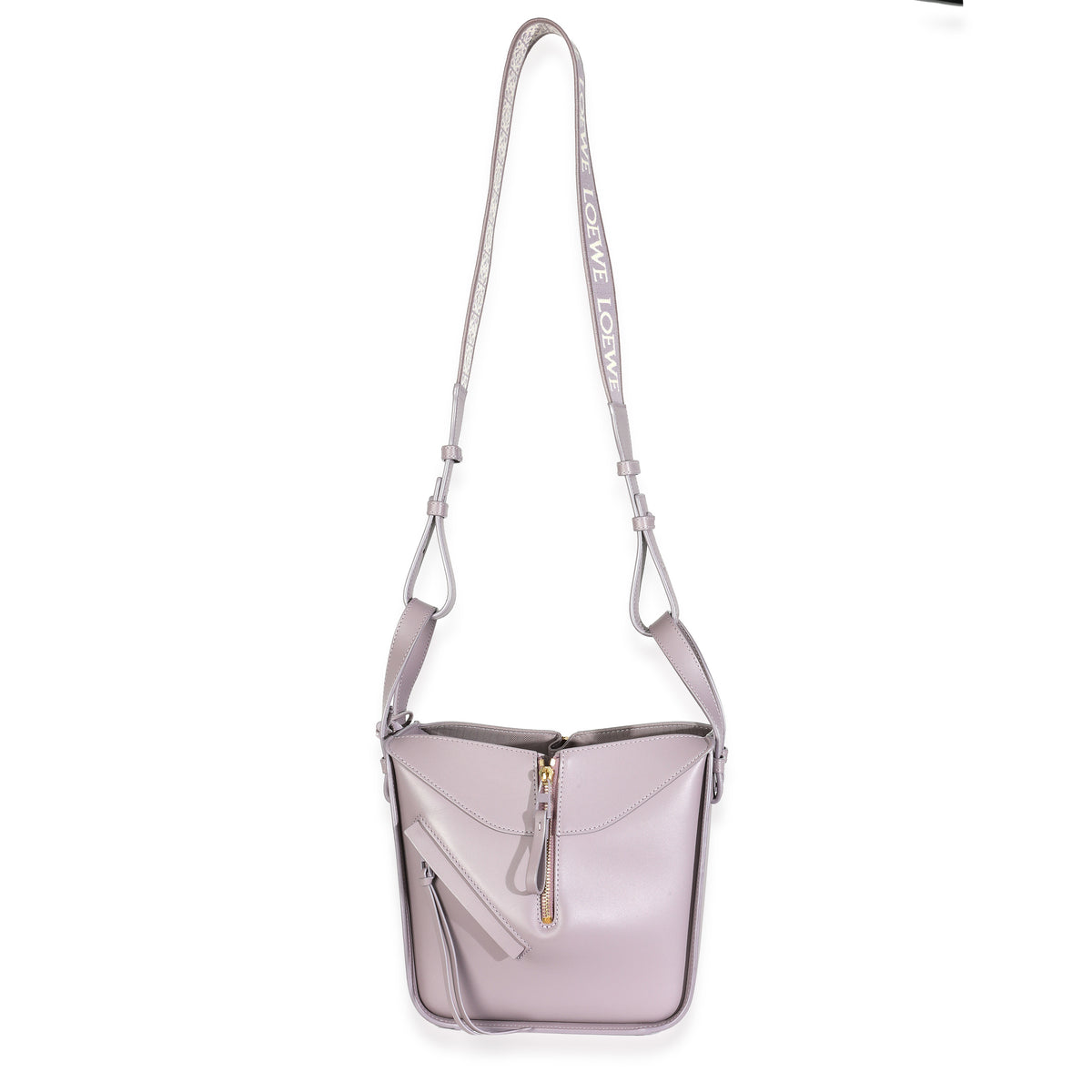 Purple Fog Calfskin Small Hammock Compact Shoulder Bag