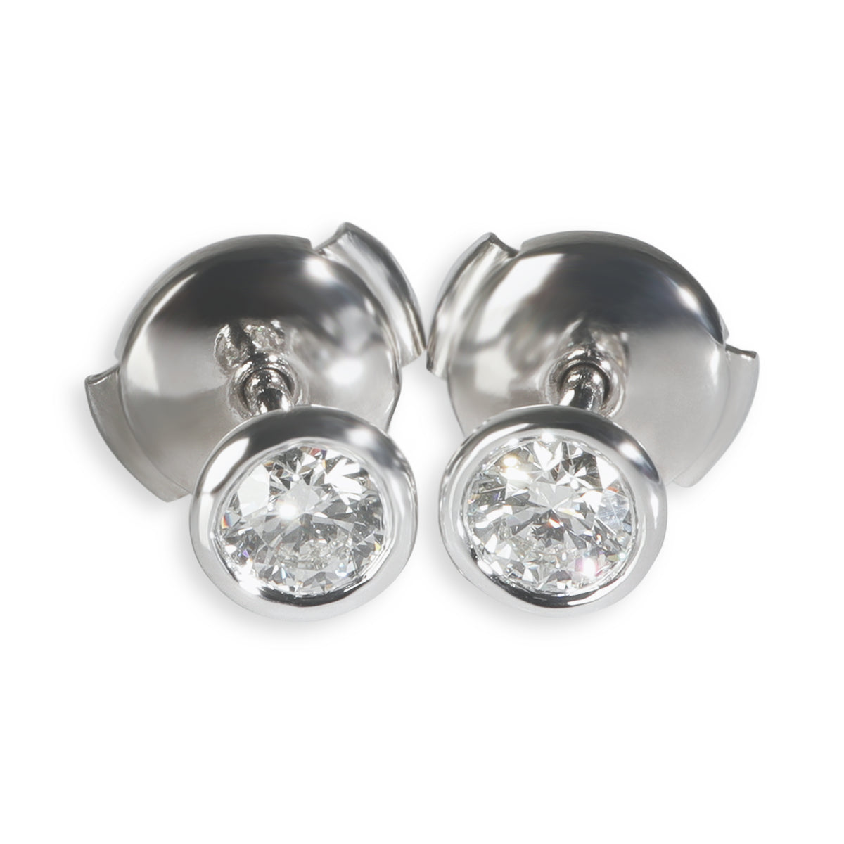 Platinum Diamond Elsa Peretti Diamond By The Yard Earrings