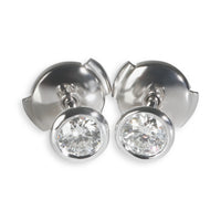 Platinum Diamond Elsa Peretti Diamond By The Yard Earrings