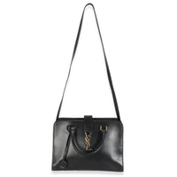 Black Smooth Calfskin Medium Monogram Cabas