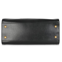 Black Smooth Calfskin Medium Monogram Cabas