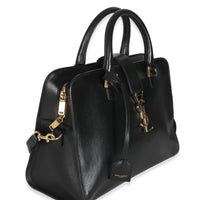 Black Smooth Calfskin Medium Monogram Cabas
