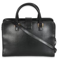 Black Smooth Calfskin Medium Monogram Cabas