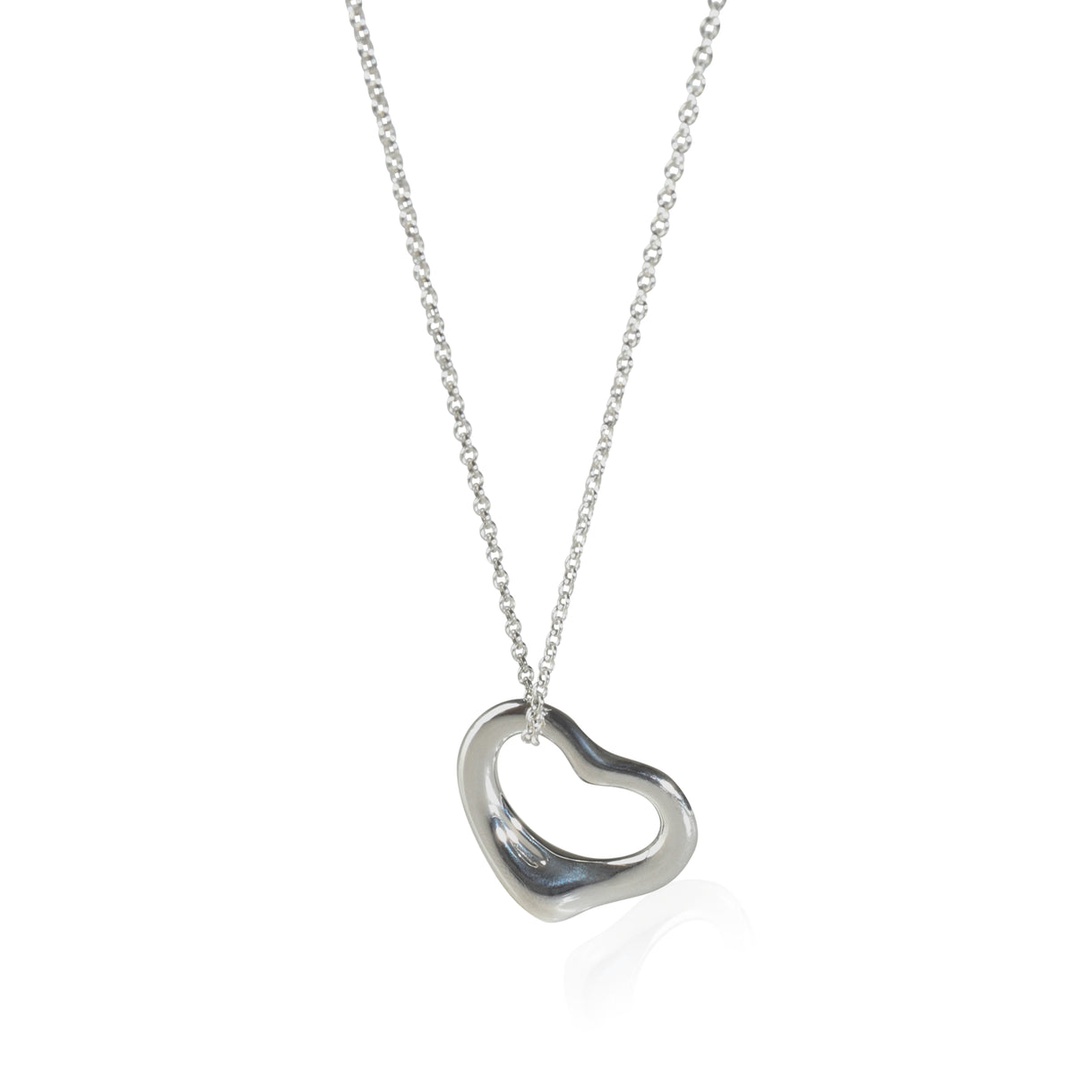 Sterling Silver  Elsa Peretti Open Heart Pendant
