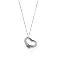 Sterling Silver  Elsa Peretti Open Heart Pendant
