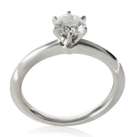 Tiffany & Co. 0.53 ct Round Brilliant Diamond Engagement Ring clasp