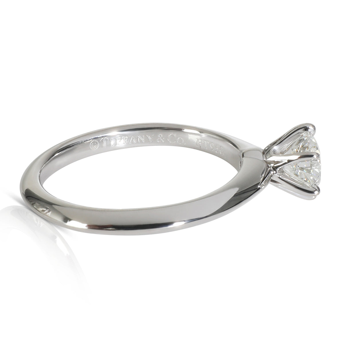 Tiffany & Co. 0.53 ct Round Brilliant Diamond Engagement Ring bv