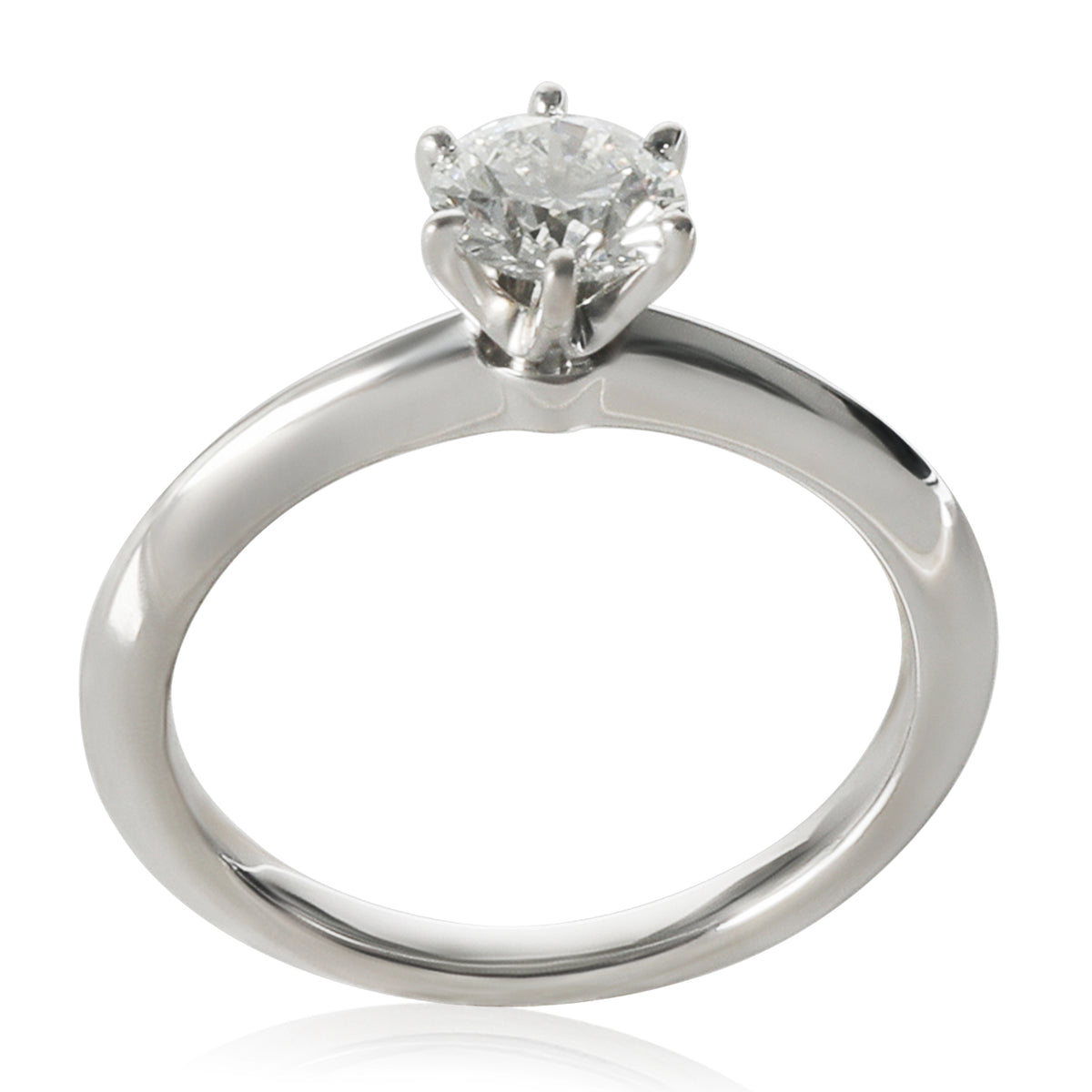0.53 ct Round Brilliant Diamond Engagement Ring