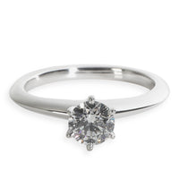 0.53 ct Round Brilliant Diamond Engagement Ring