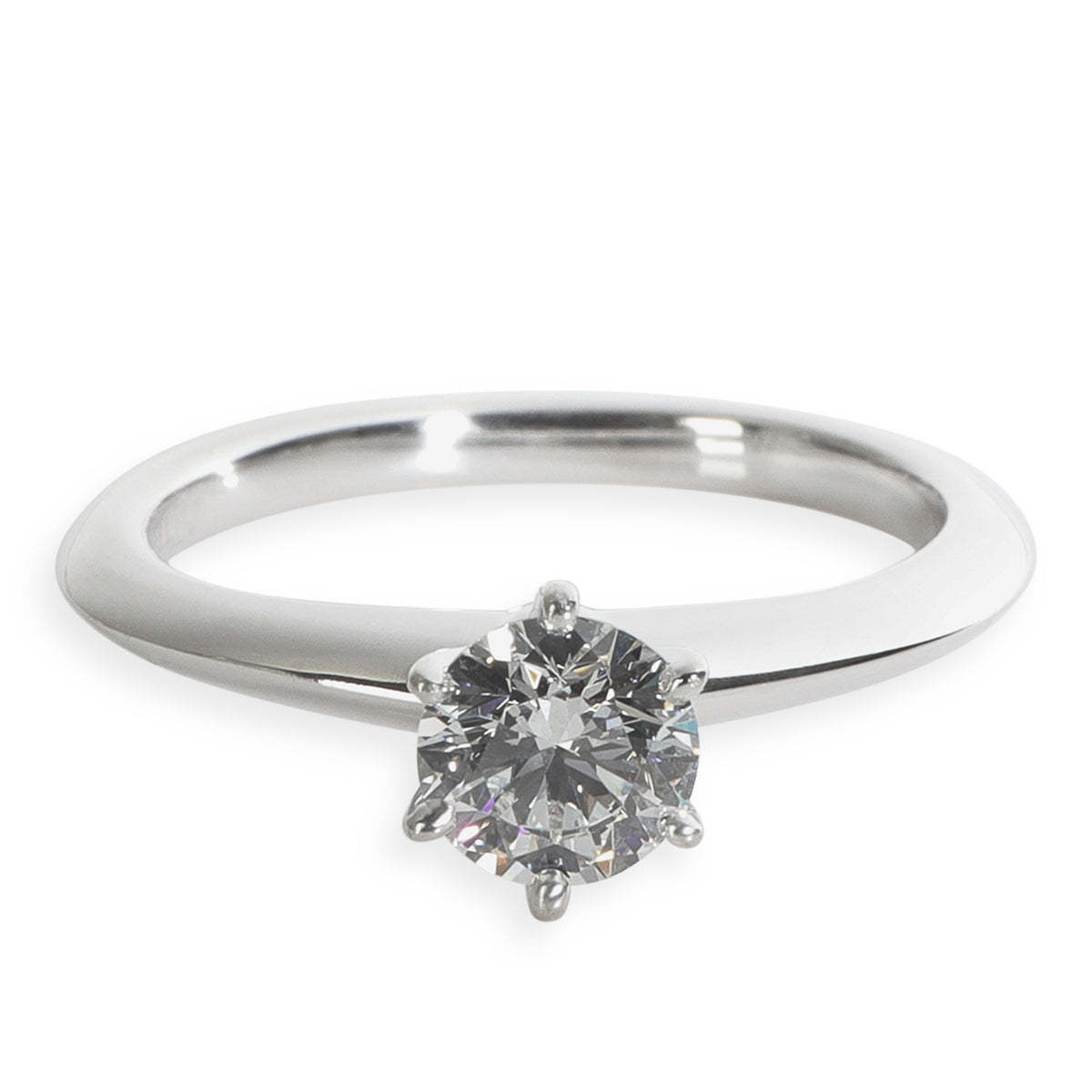 0.53 ct Round Brilliant Diamond Engagement Ring