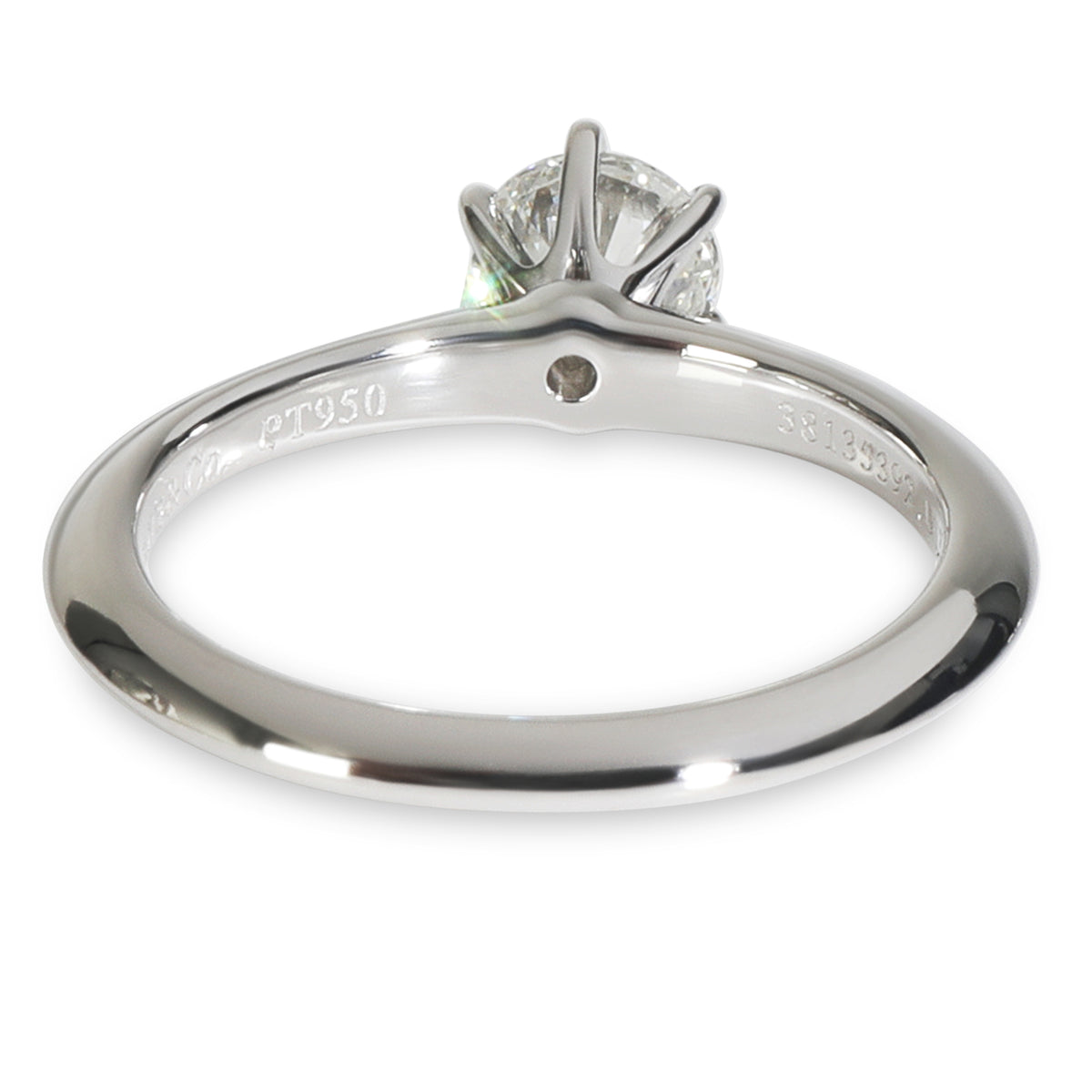 0.53 ct Round Brilliant Diamond Engagement Ring