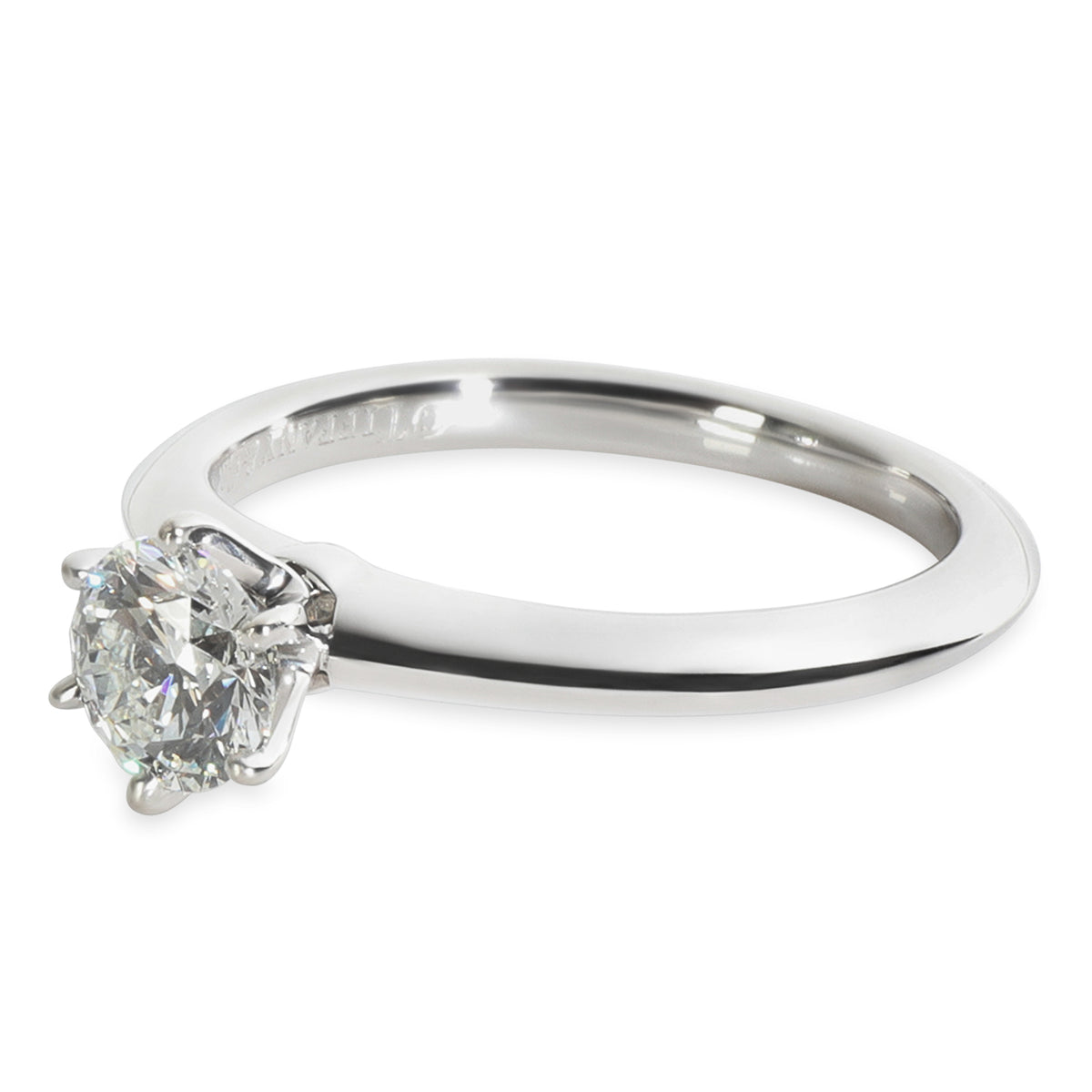 0.53 ct Round Brilliant Diamond Engagement Ring
