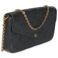 Black Monogram Empreinte Felicie Pochette