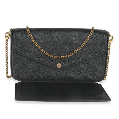 Black Monogram Empreinte Felicie Pochette