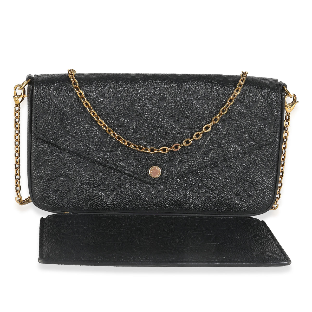 Black Monogram Empreinte Felicie Pochette