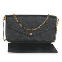 Black Monogram Empreinte Felicie Pochette