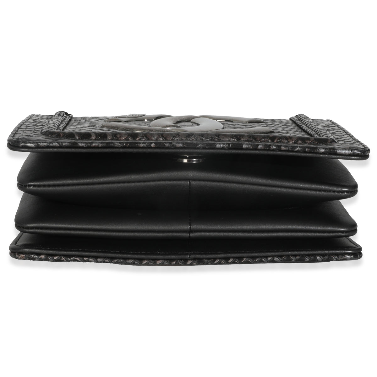 Silver Ombre Python Antico Flap Bag