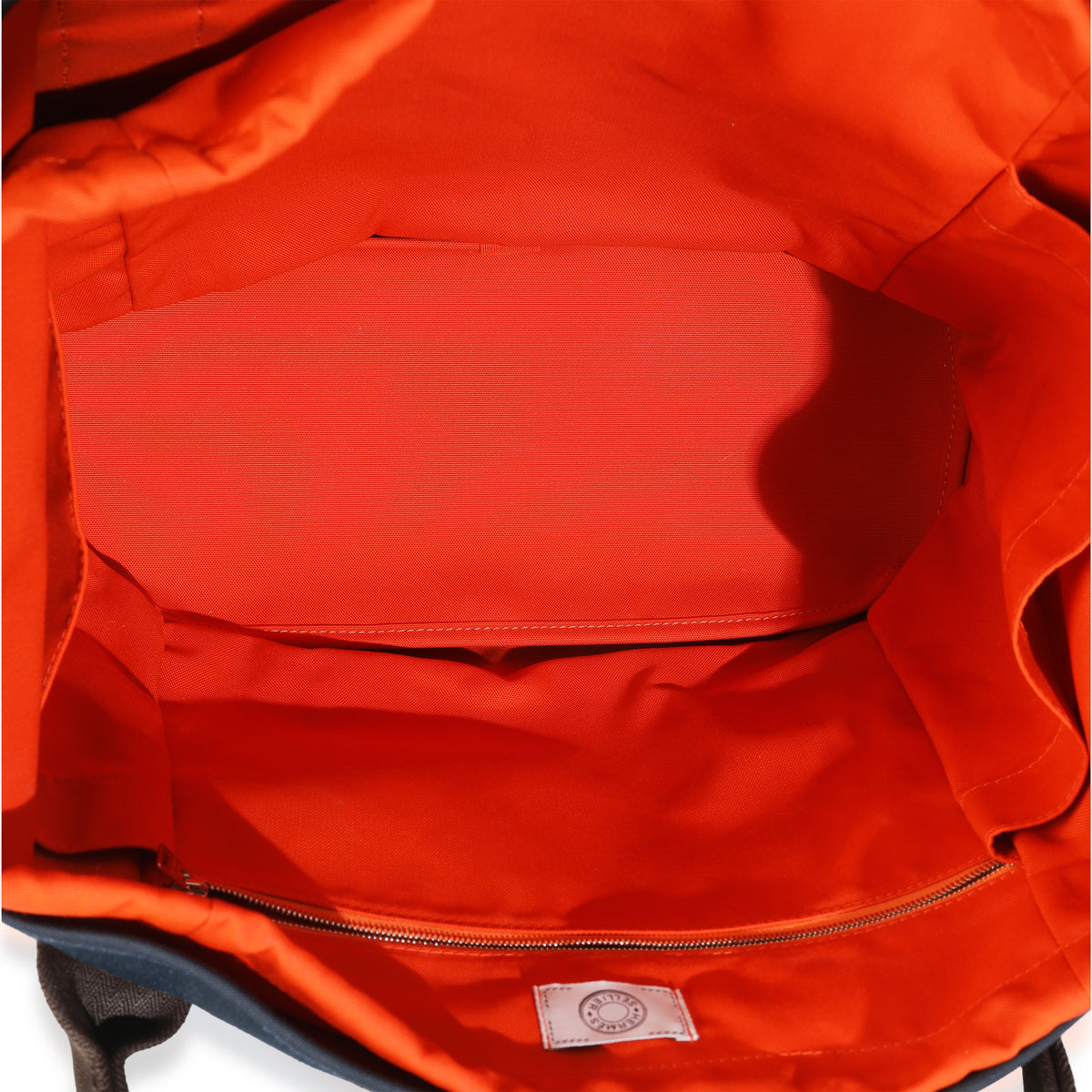 Bleu Navy Feu Canvas The Grooming Bag