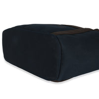 Bleu Navy Feu Canvas The Grooming Bag