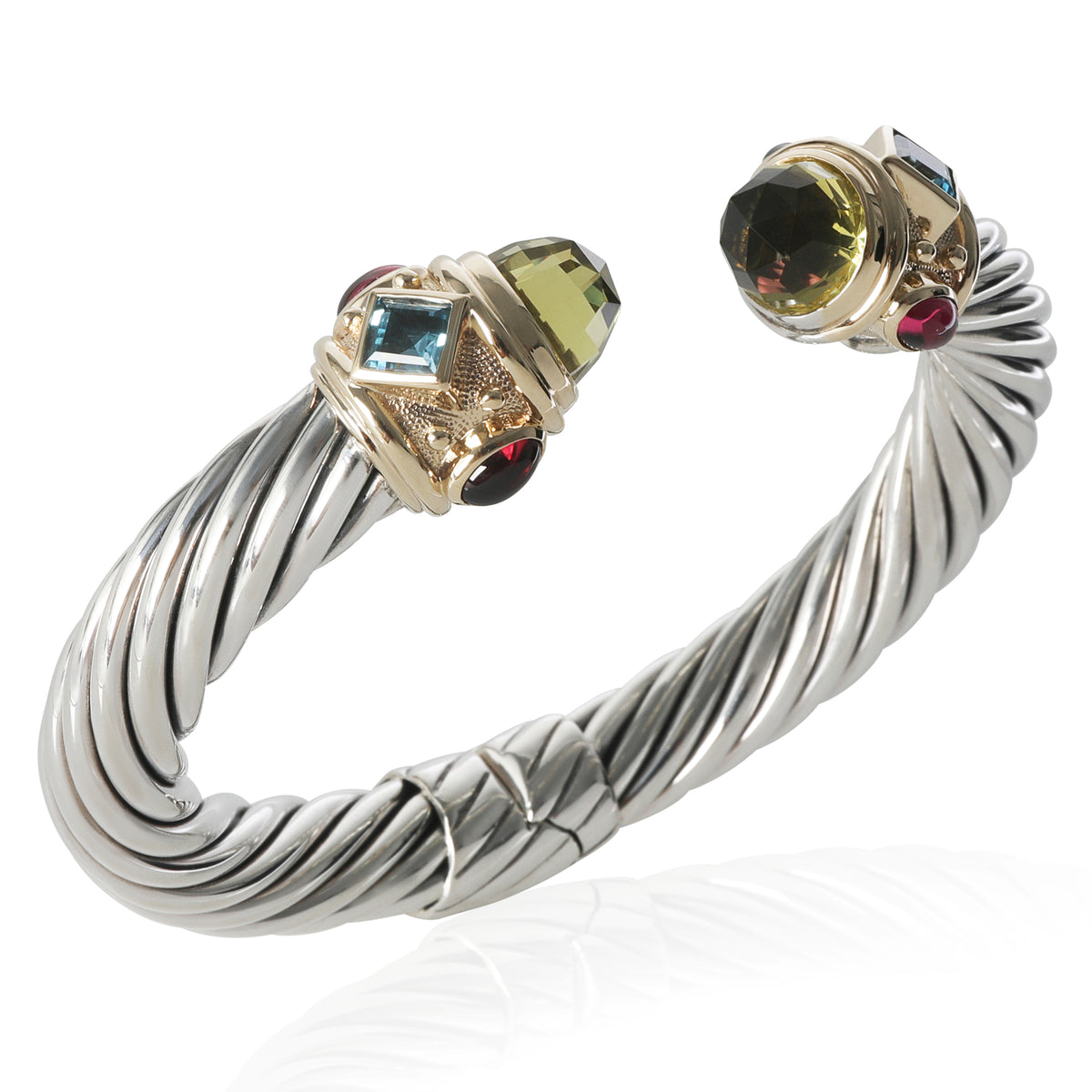 Yellow Gold & Sterling Silver  Renaissance Bracelet