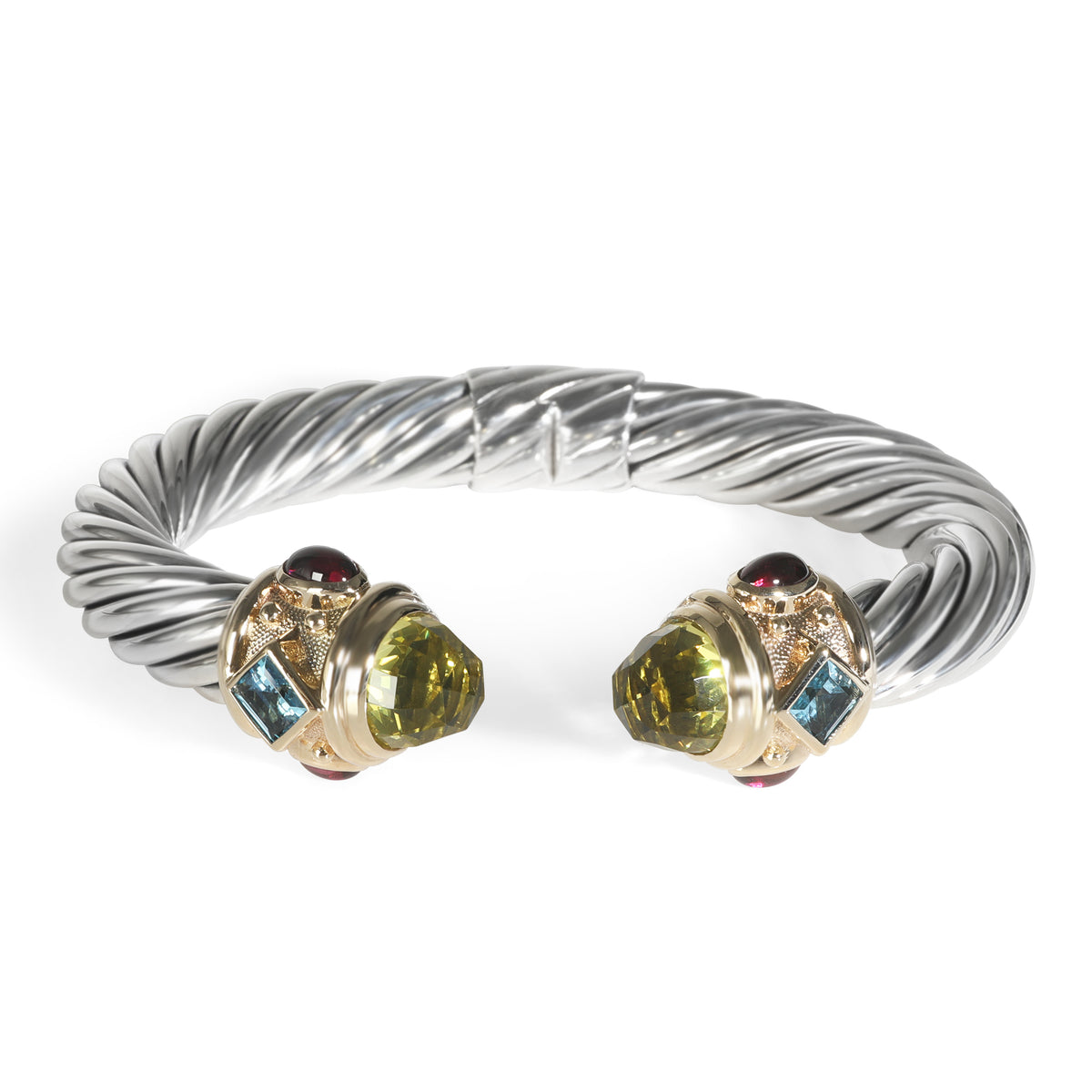 Yellow Gold & Sterling Silver  Renaissance Bracelet