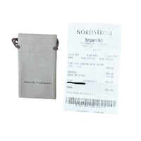 Sterling Silver Pearl and Diamond Tassel Earrings