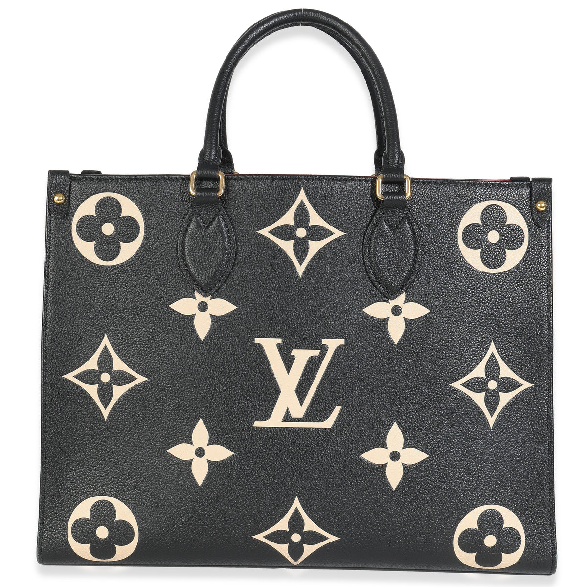 Black Cream Monogram Giant Bicolor Empreinte Onthego MM