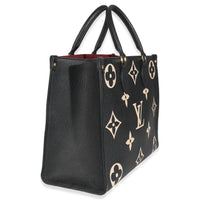 Black Cream Monogram Giant Bicolor Empreinte Onthego MM
