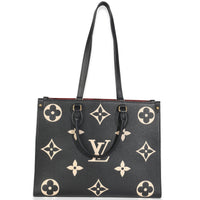 Black Cream Monogram Giant Bicolor Empreinte Onthego MM