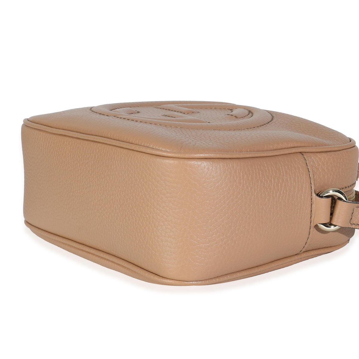 Camelia Pebbled Calfskin Small Soho Disco Bag