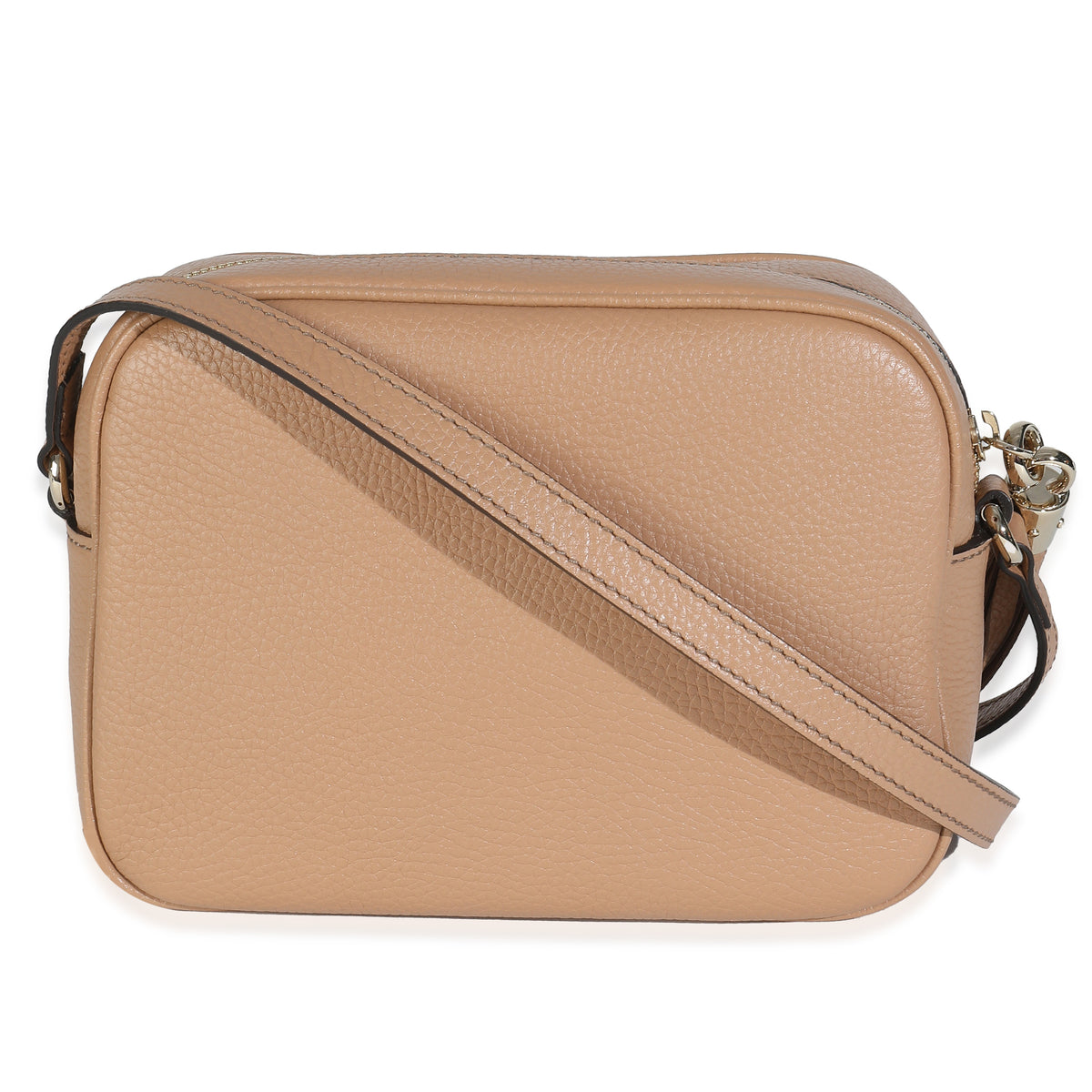 Camelia Pebbled Calfskin Small Soho Disco Bag