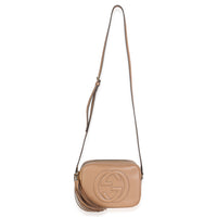 Camelia Pebbled Calfskin Small Soho Disco Bag