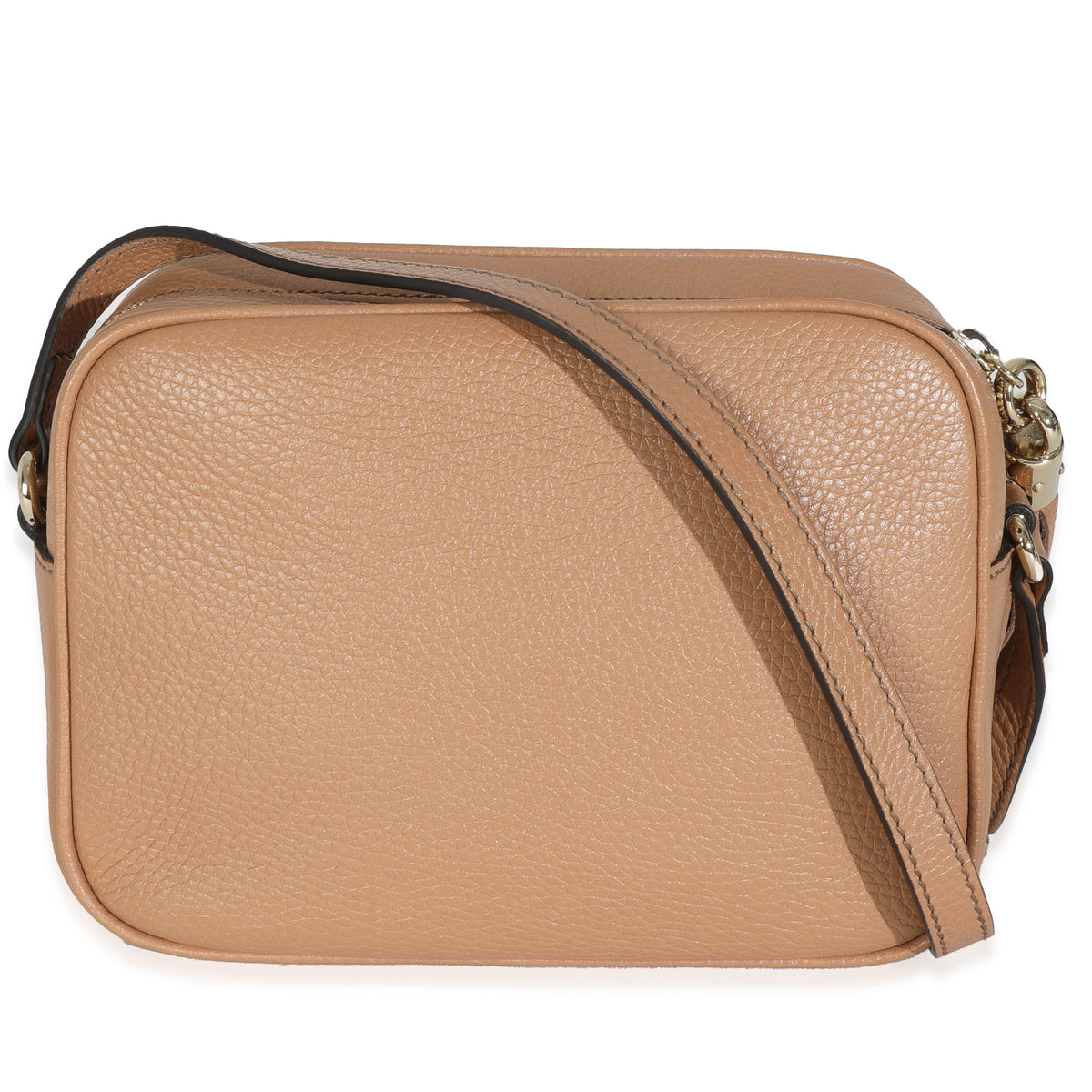 Camelia Pebbled Calfskin Small Soho Disco Bag