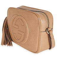 Camelia Pebbled Calfskin Small Soho Disco Bag