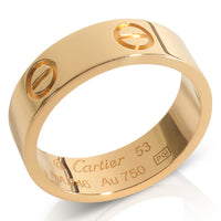 Yellow Gold  Love Ring