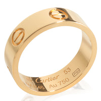 Yellow Gold  Love Ring