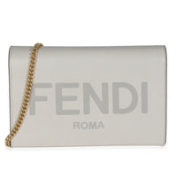 Vitello King Tamponato Logo Embossed Medium Wallet On Chain