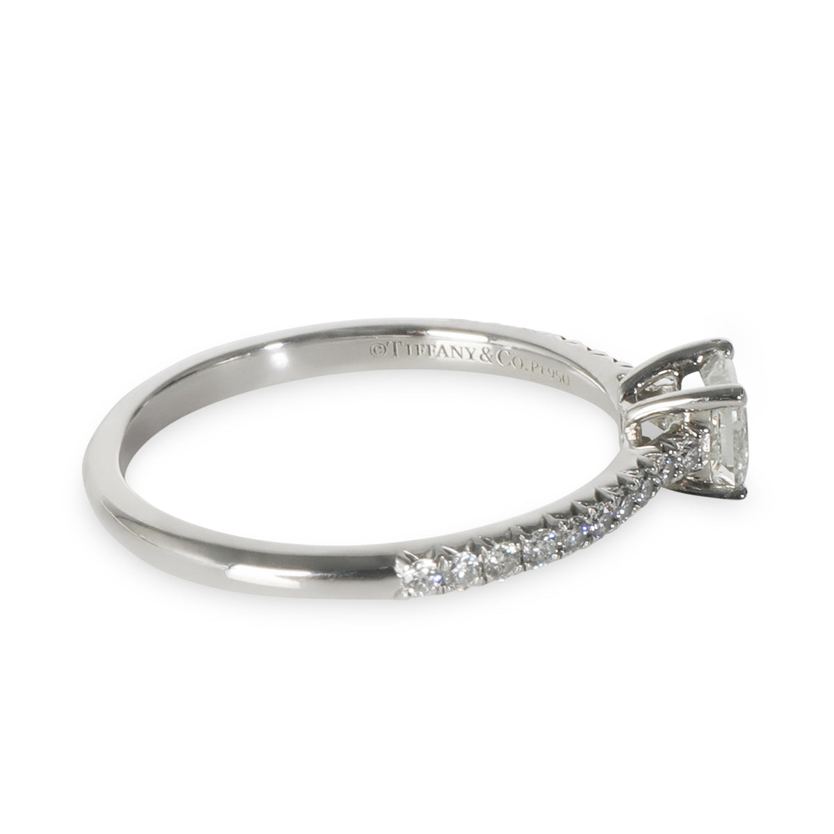 0.39 ct Princess Diamond Novo Engagement Ring