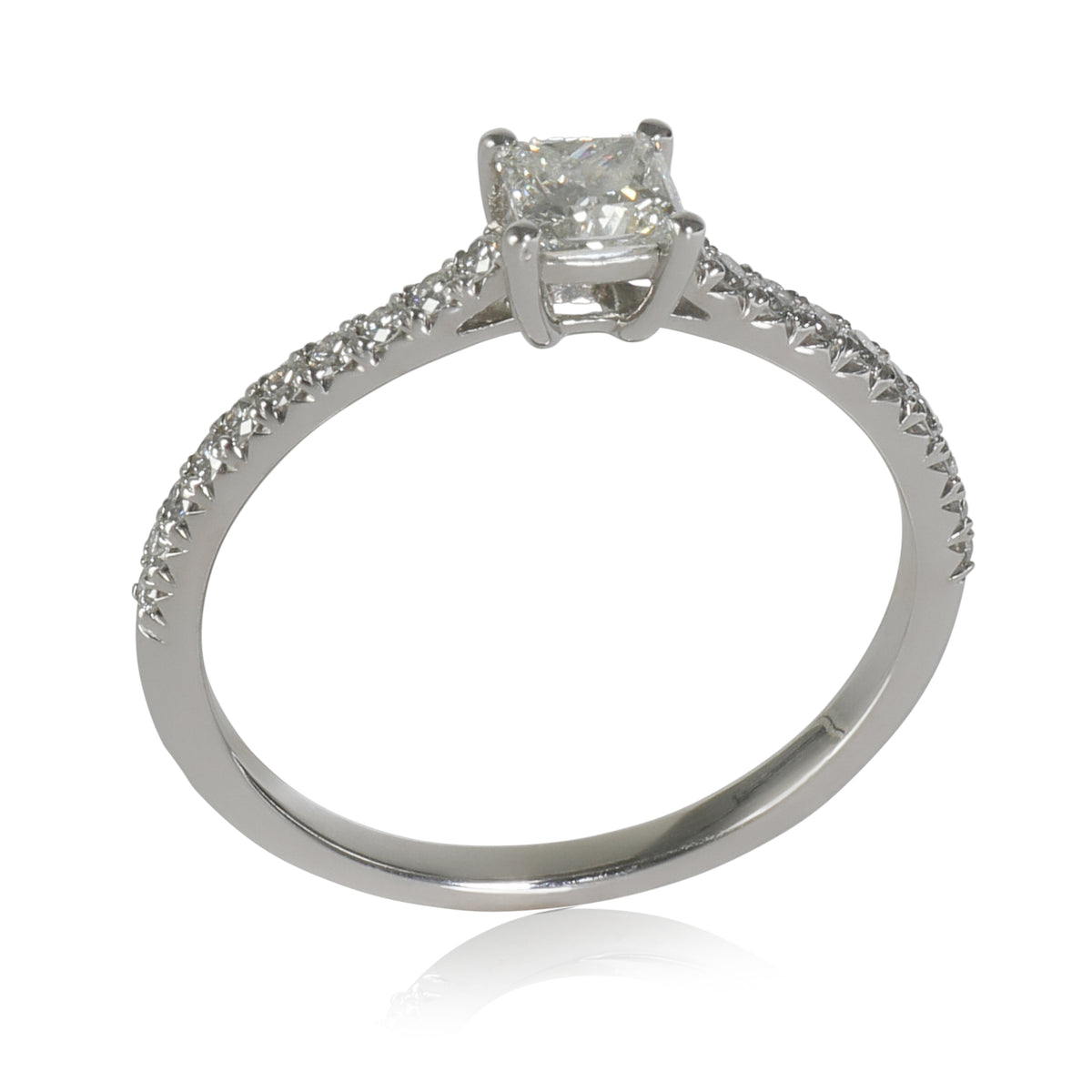 0.39 ct Princess Diamond Novo Engagement Ring