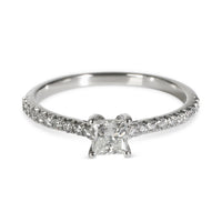 0.39 ct Princess Diamond Novo Engagement Ring