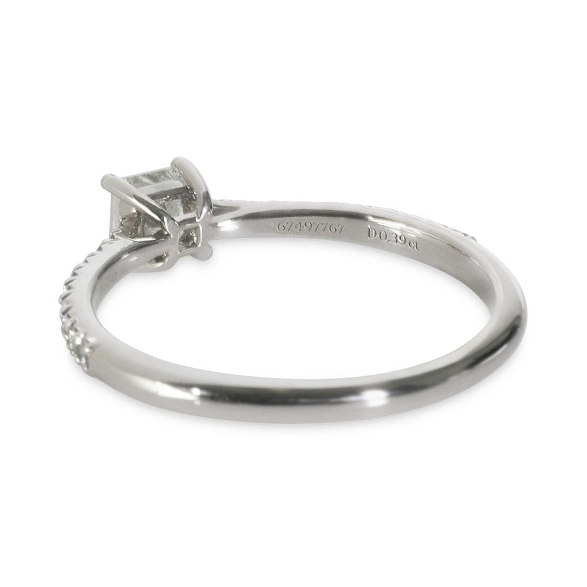 0.39 ct Princess Diamond Novo Engagement Ring