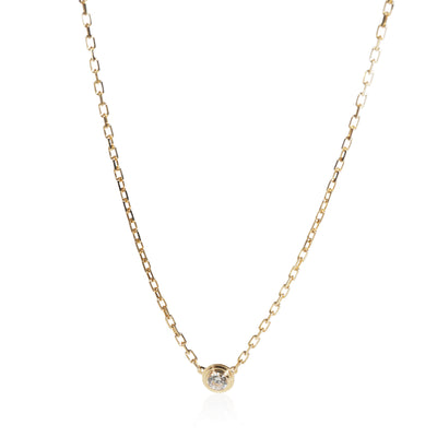 Yellow Gold Diamond Damour Necklace