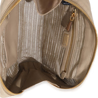 Prada Beige White Re Nylon Saffiano Medium Re Edition 1978 Handbag av