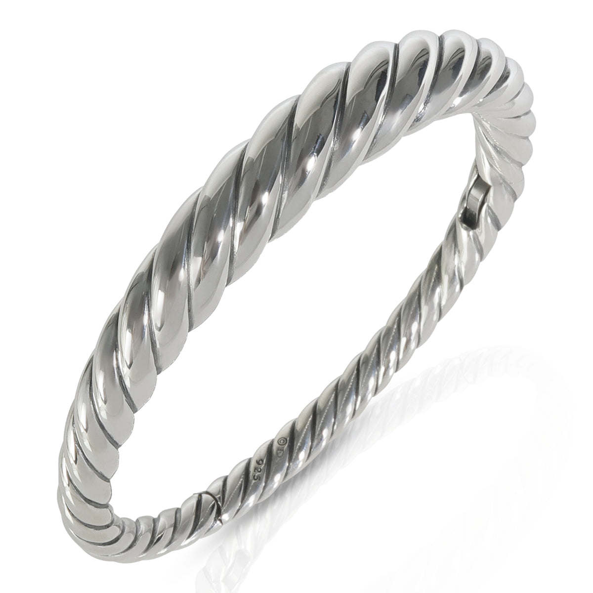 Sterling Silver  Pure Form Cable Bracelet