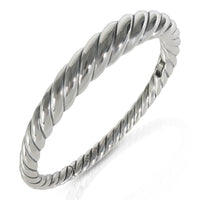 Sterling Silver  Pure Form Cable Bracelet